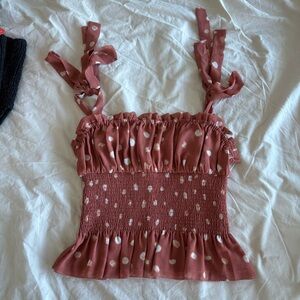 Aritzia Smocked Camisole